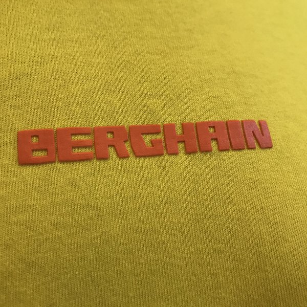 Berghain Lettering T-Shirt | Yellow-Orange